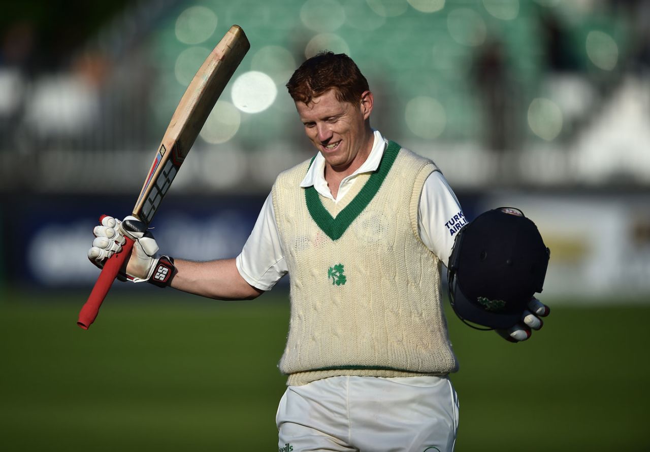 Kevin O'Brien's maiden Test hundred frustrated Pakistan, Ireland v Pakistan, only Test, Malahide, 4th day, May 14, 2018