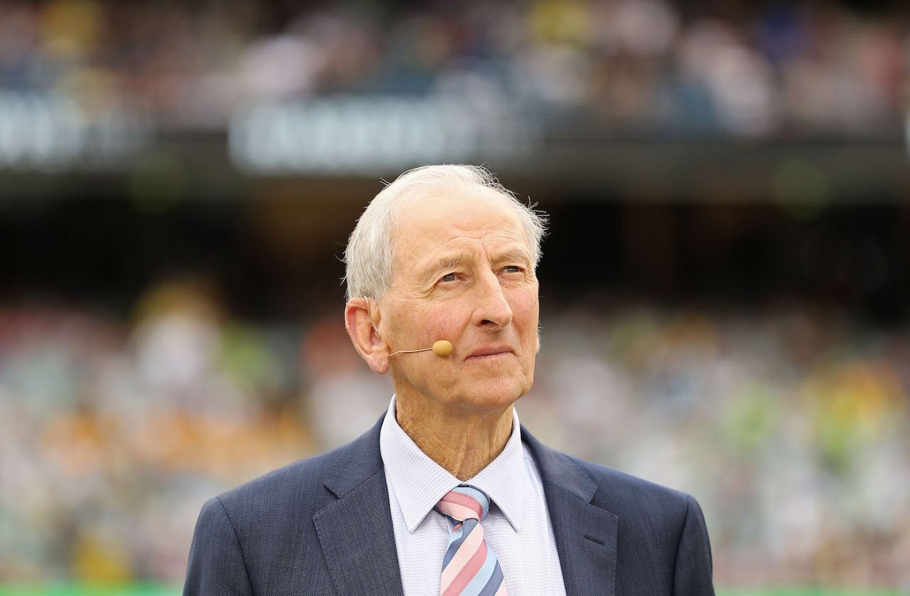 Bill Lawry looks on during the Boxing Day Test, Australia v Pakistan, 2nd Test, Melbourne, 1st day, December 26, 2016