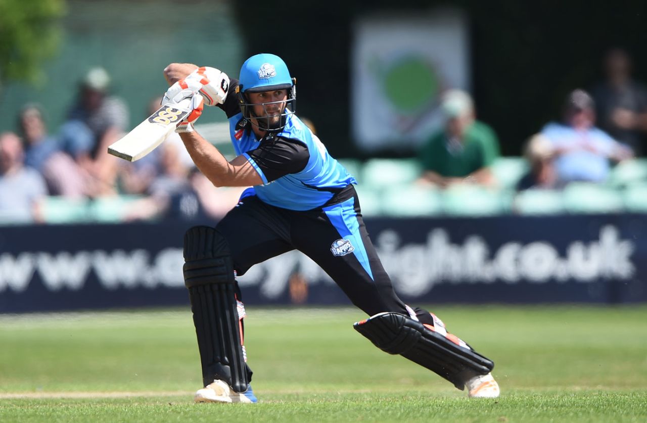 Ross Whiteley struck a rapid half-century, Worcestershire v Derbyshire, Royal London Cup, New Road, May 19, 2018