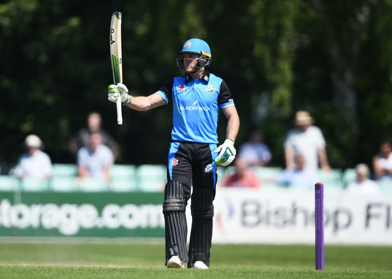 Ben Cox's fifty boosted the total, Worcestershire v Derbyshire, Royal London Cup, New Road, May 19, 2018
