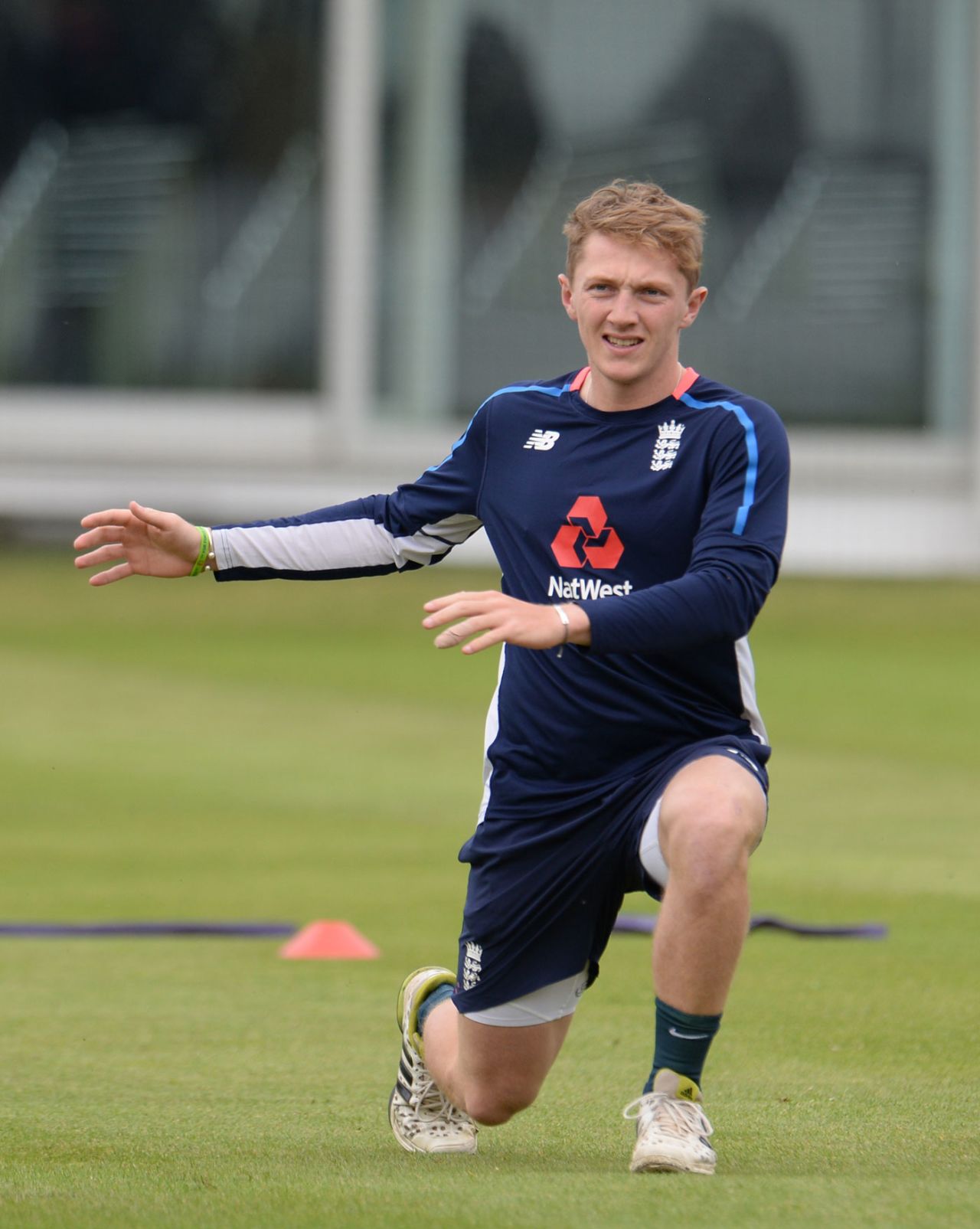 Dom Bess was involved in his first England training session, Lord's, May 21, 2018