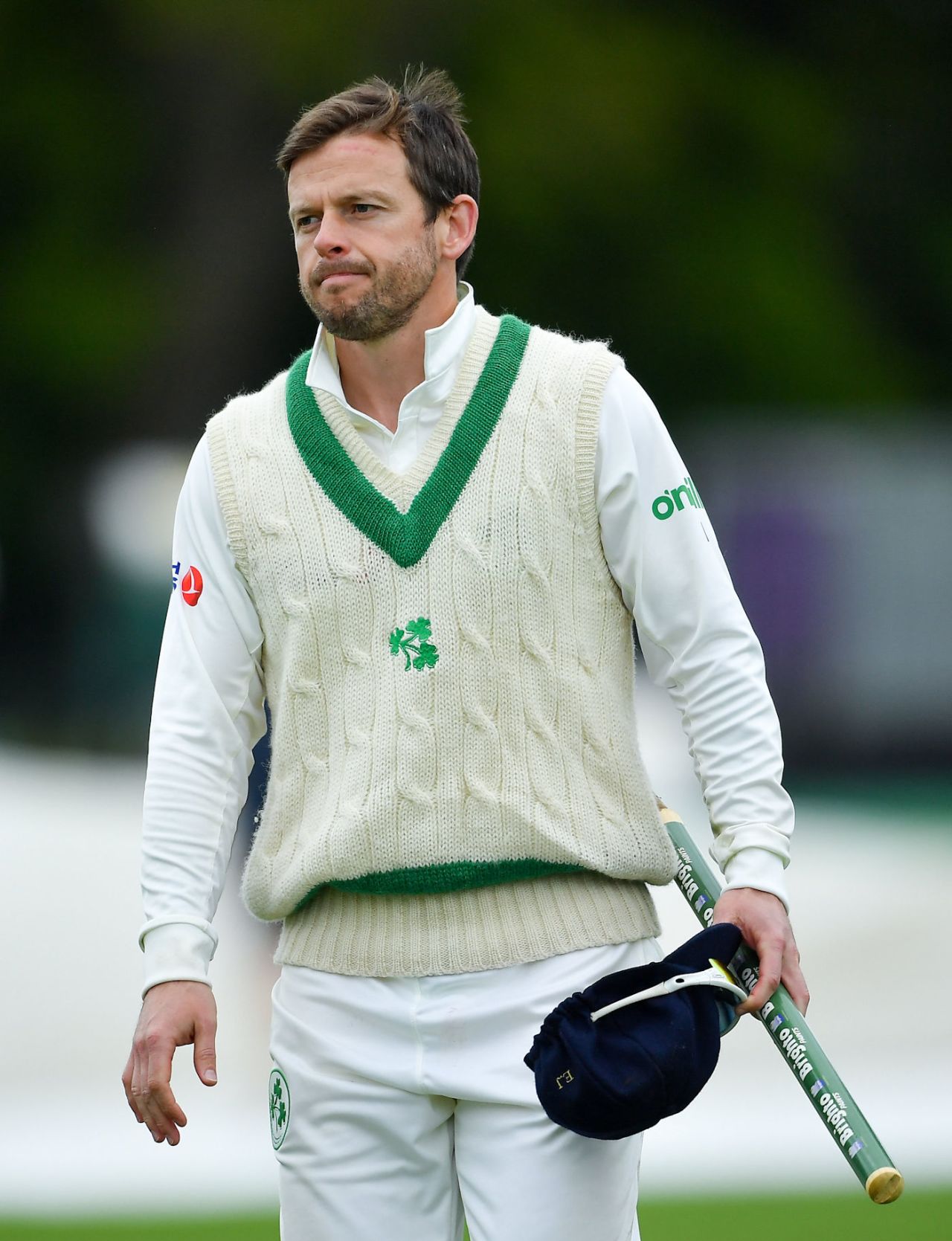 Ed Joyce in that cherished Ireland Test sweater, Ireland v Pakistan, Malahide, May 15, 2018