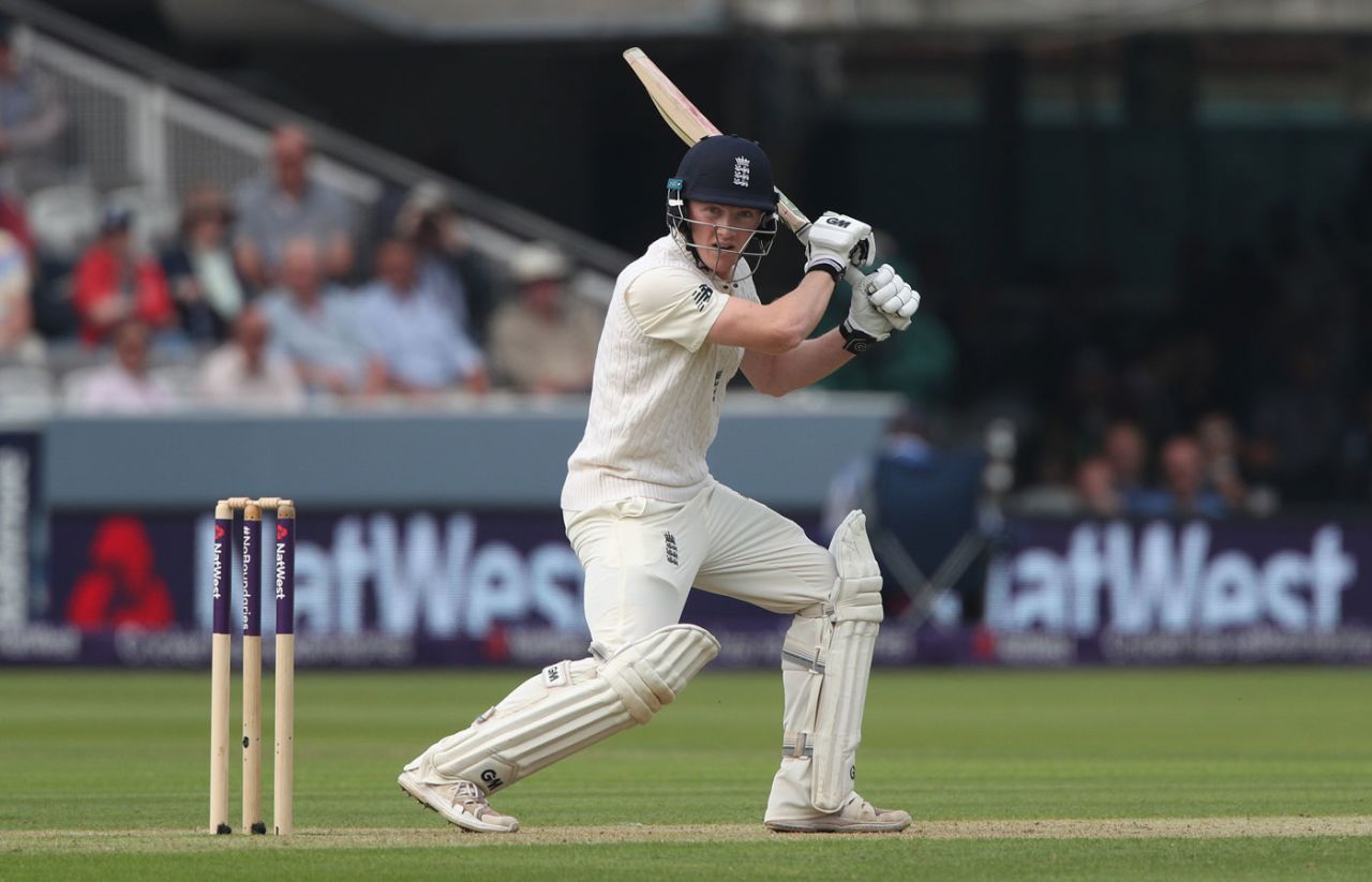 Dom Bess made 5 in his maiden Test innings, England v Pakistan, 1st Test, Lord's, 1st day, May 24, 2018