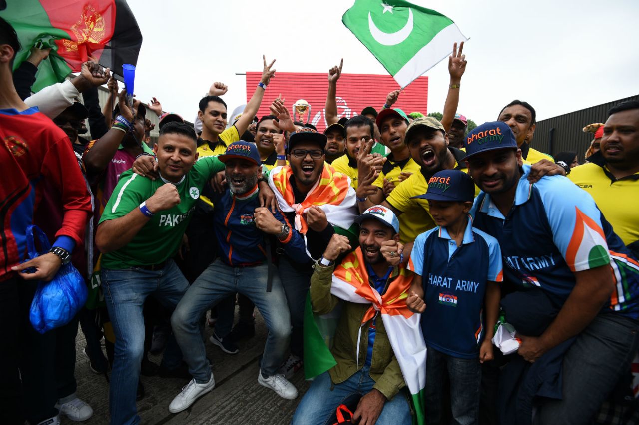 Cricket fans in East London gather at an event to mark one year until the 2019 World Cup, Brick Lane, May 30, 2018