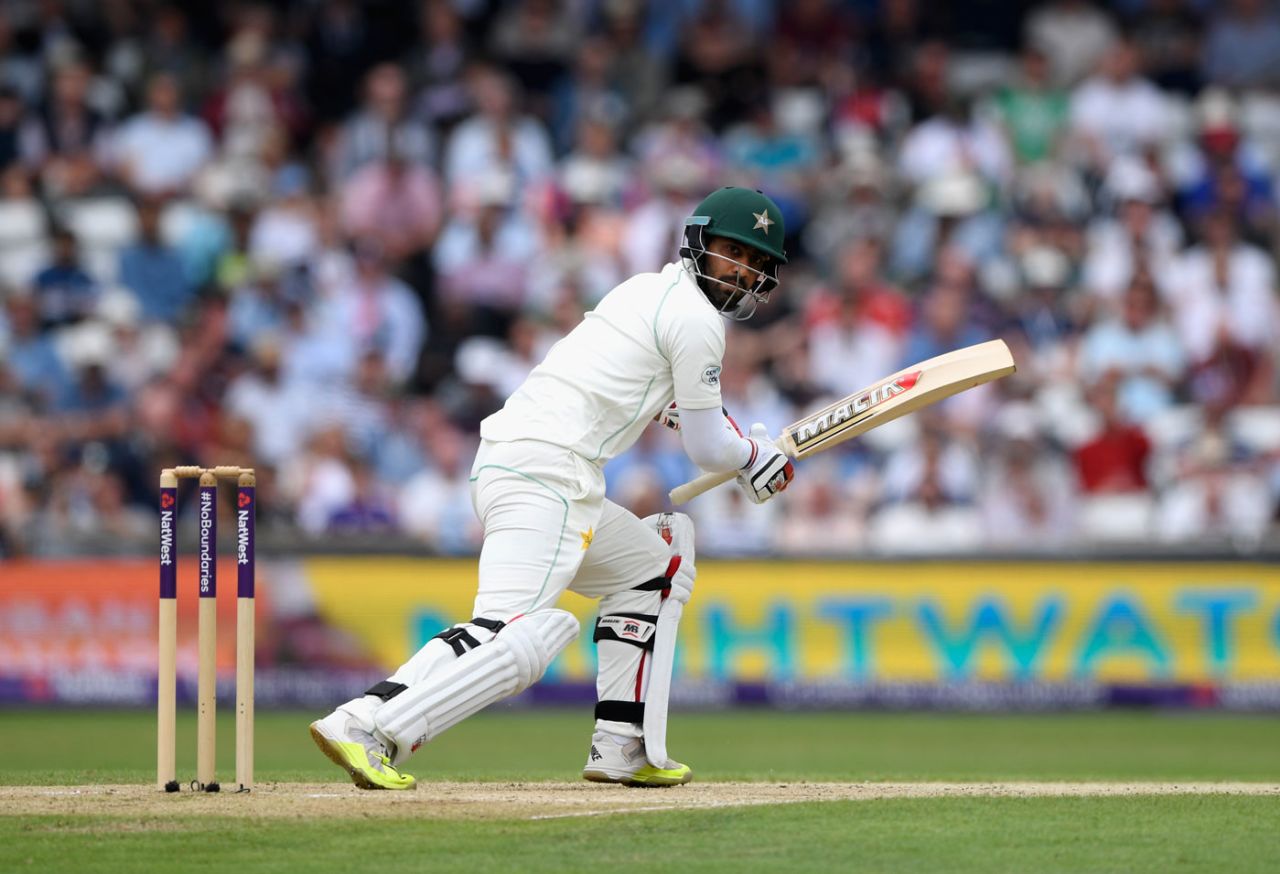 Usman Salahuddin helped steady the innings, England v Pakistan, 2nd Test, Headingley, June 3, 2018