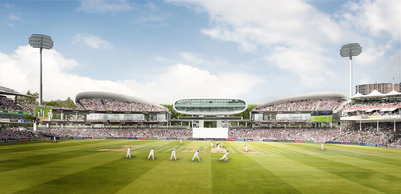 The proposed redesign of the Compton and Edrich Stands at Lord's