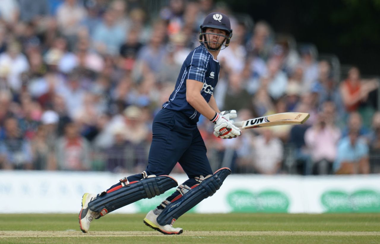 Matt Cross made 48 off just 39 balls, Scotland v England, Only ODI, Edinburgh, June 10, 2018