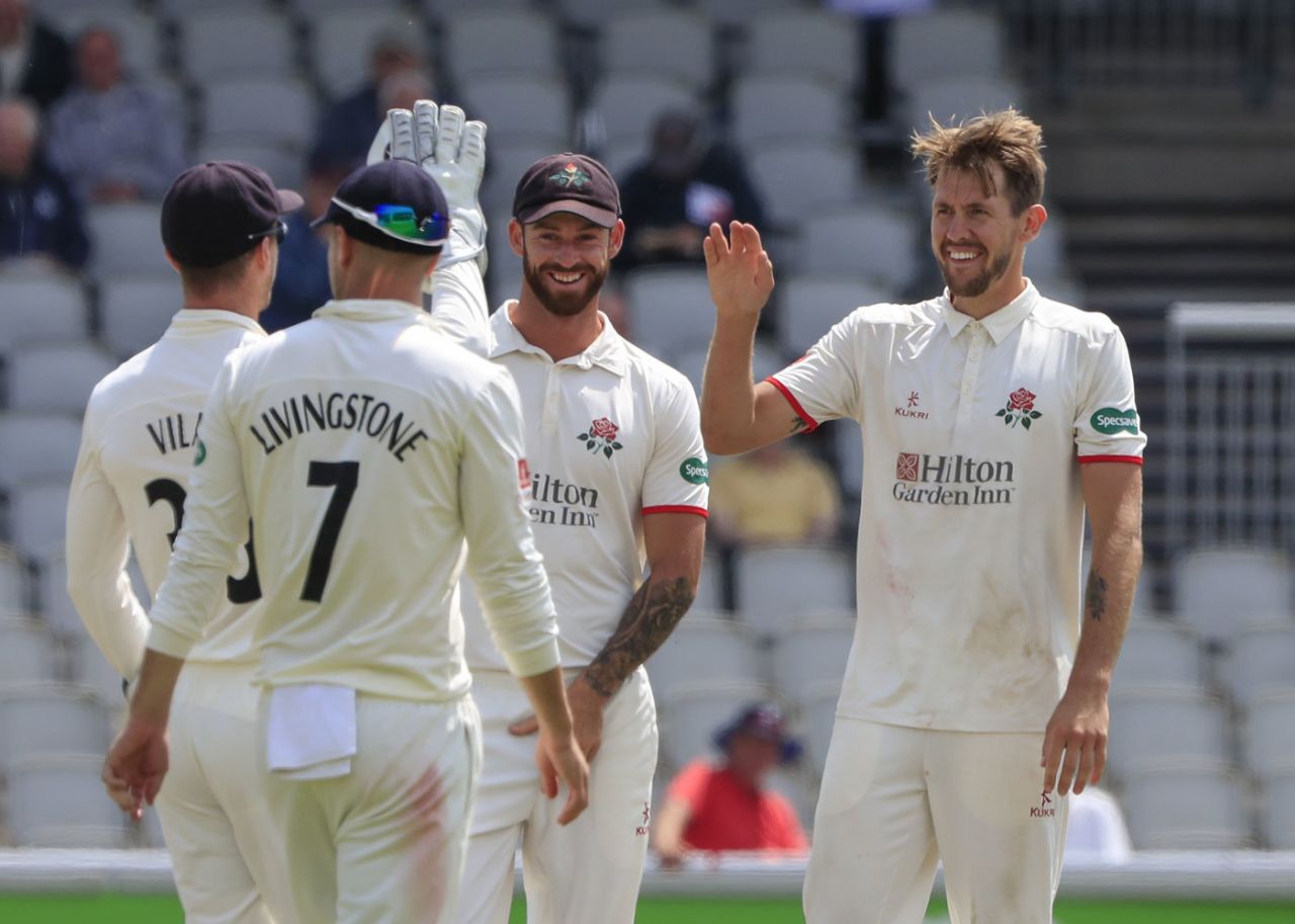 Tom Bailey claimed a four-wicket haul, Lancashire v Essex, County Championship, Division One, Old Trafford, June 11, 2018