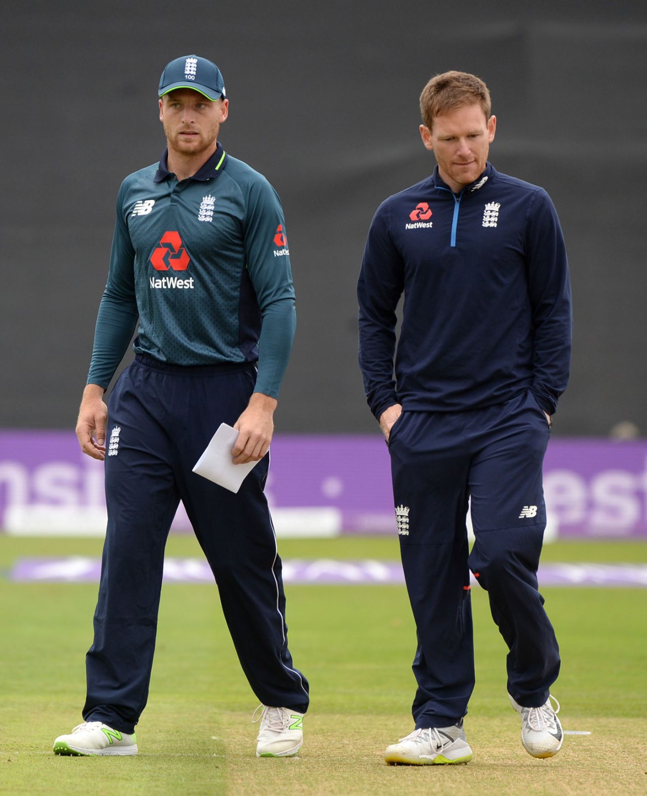 Jos Buttler stepped in as captain with Eoin Morgan suffering a back spasm, England v Australia, 2nd ODI, Cardiff, June 16, 2018