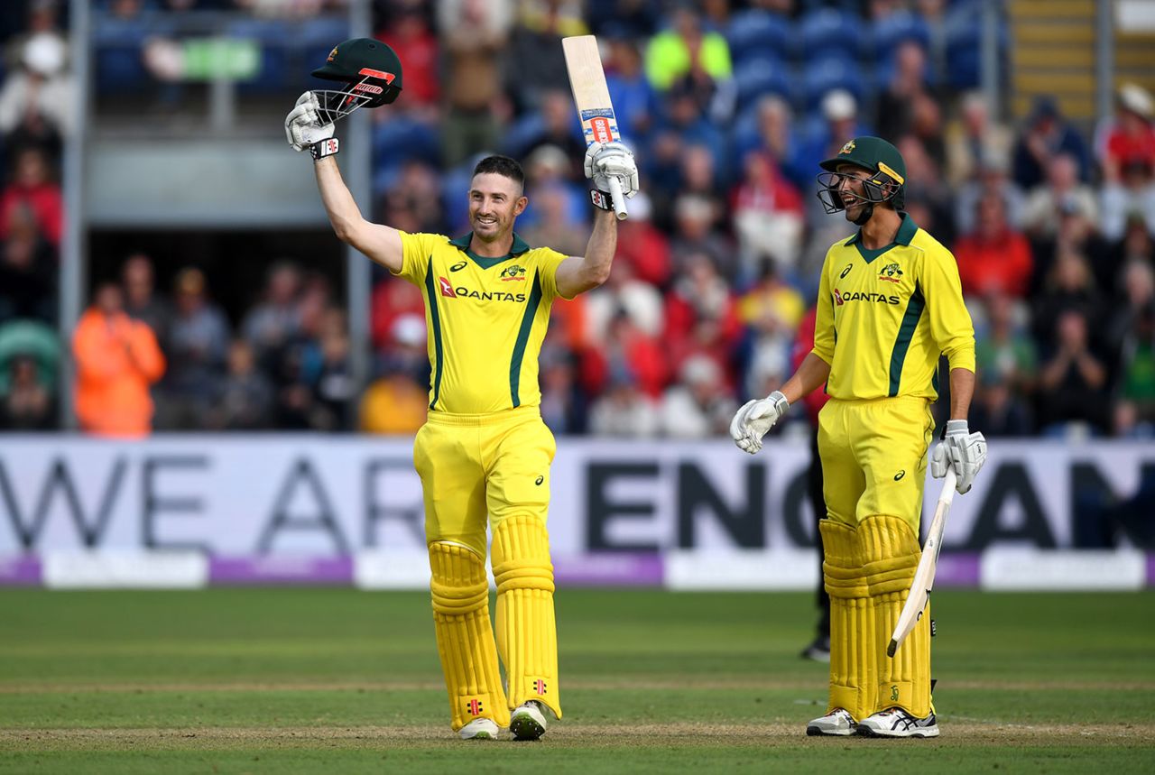 Shaun Marsh brought up a battling century, England v Australia, 2nd ODI, Cardiff, June 16, 2018