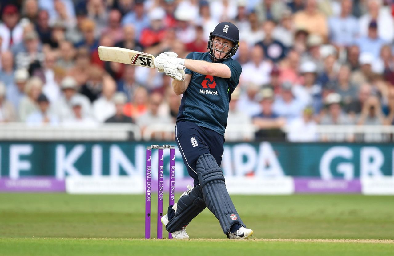 Eoin Morgan hit England's fastest ODI fifty from 21 balls, England v Australia, 3rd ODI, Trent Bridge, June 19, 2018