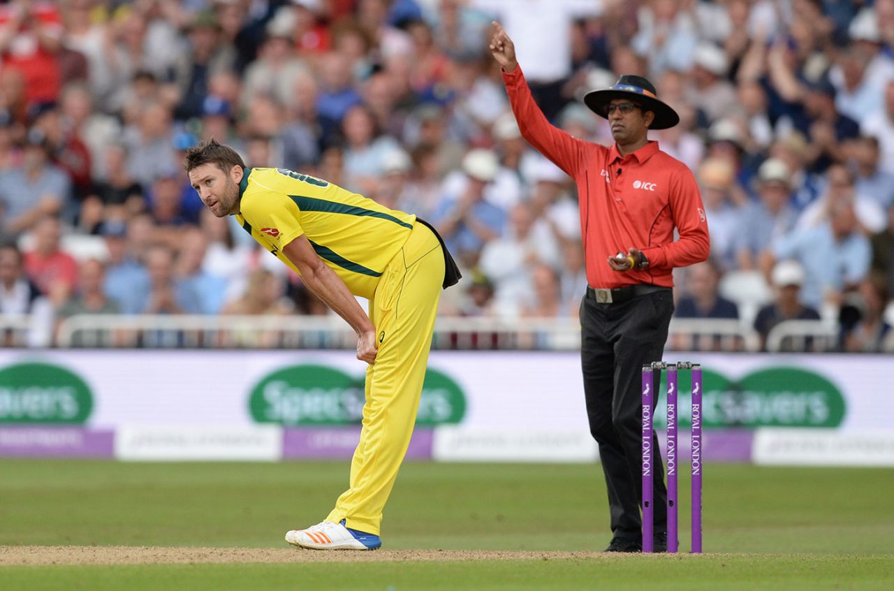 Andrew Tye went for 100 in nine overs, England v Australia, 3rd ODI, Trent Bridge, June 19, 2018