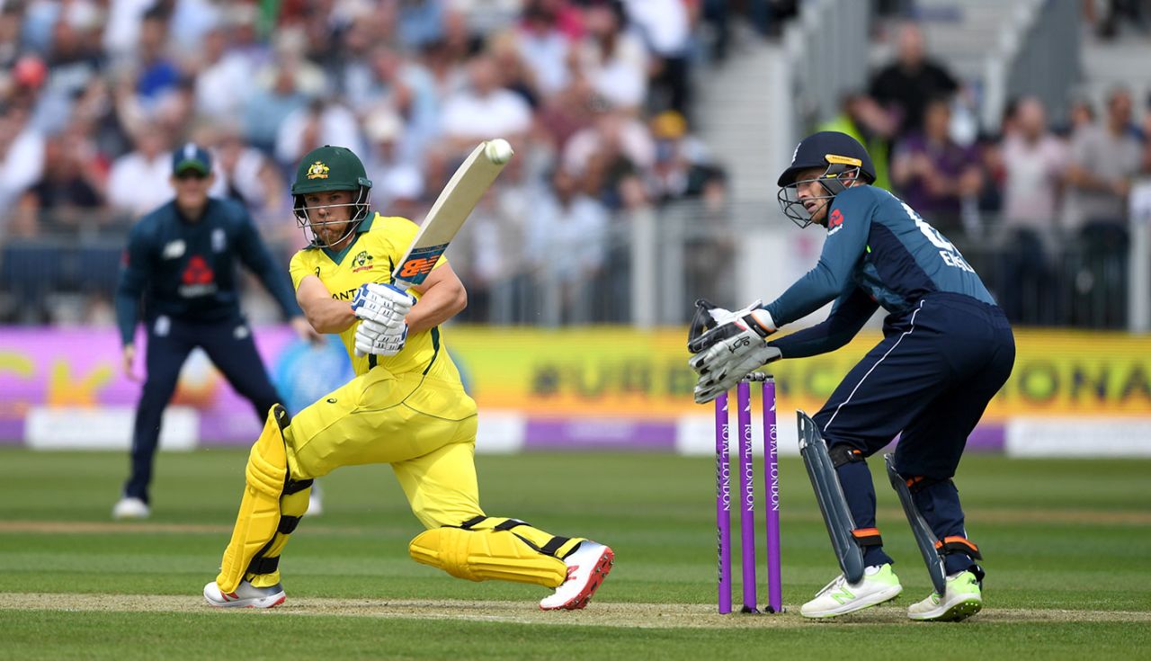 Aaron Finch returned to opening the innings, England v Australia, 4th ODI, Chester-le-Street, June 21, 2018
