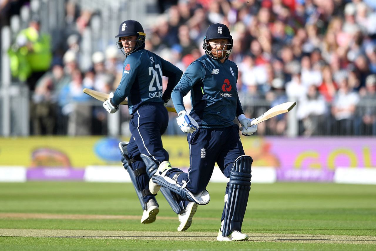 Jonny Bairstow and Jason Roy added another century stand, England v Australia, 4th ODI, Chester-le-Street, June 21, 2018