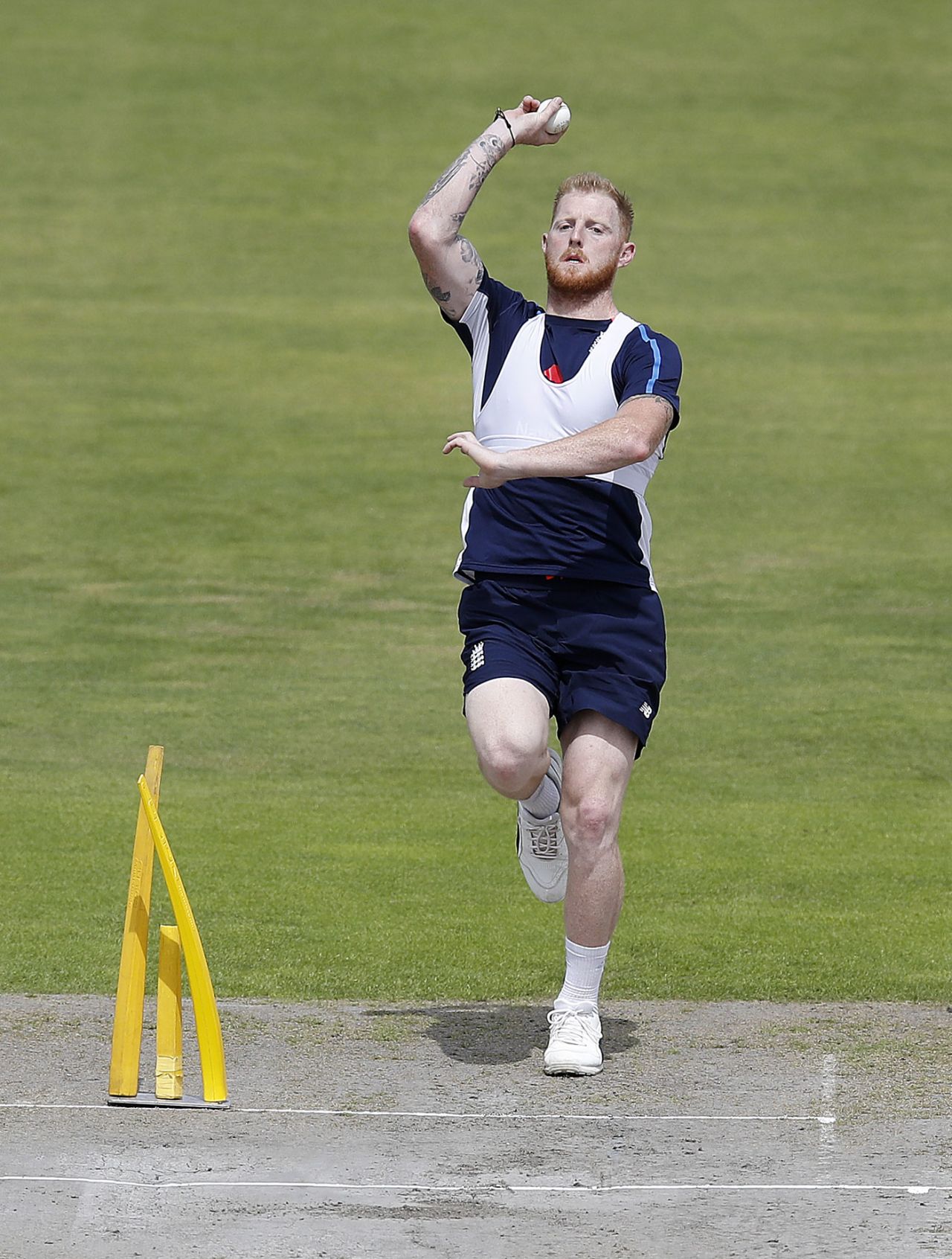 Ben Stokes continued to work his way back to fitness, Old Trafford, June 23, 2018