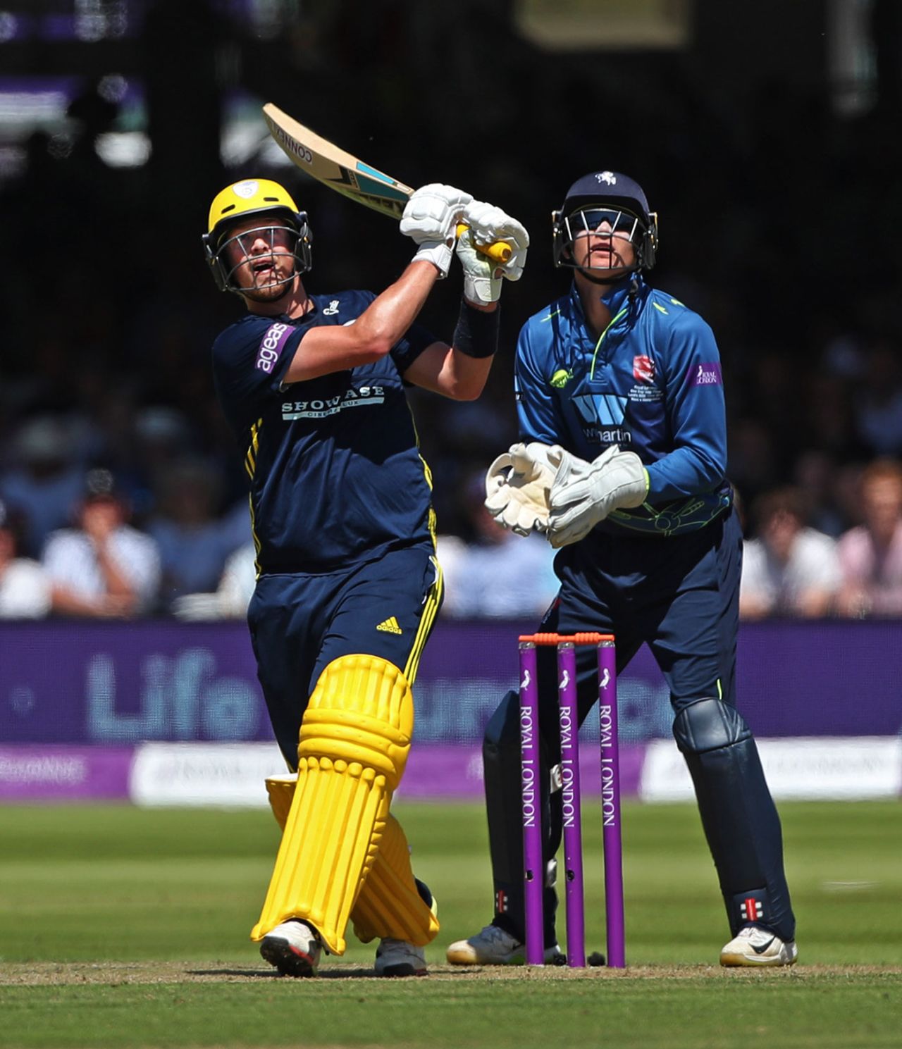 Sam Northeast finished unbeaten on 75, Hampshire v Kent, Royal London Cup, Final, Lord's, June 30, 2018
