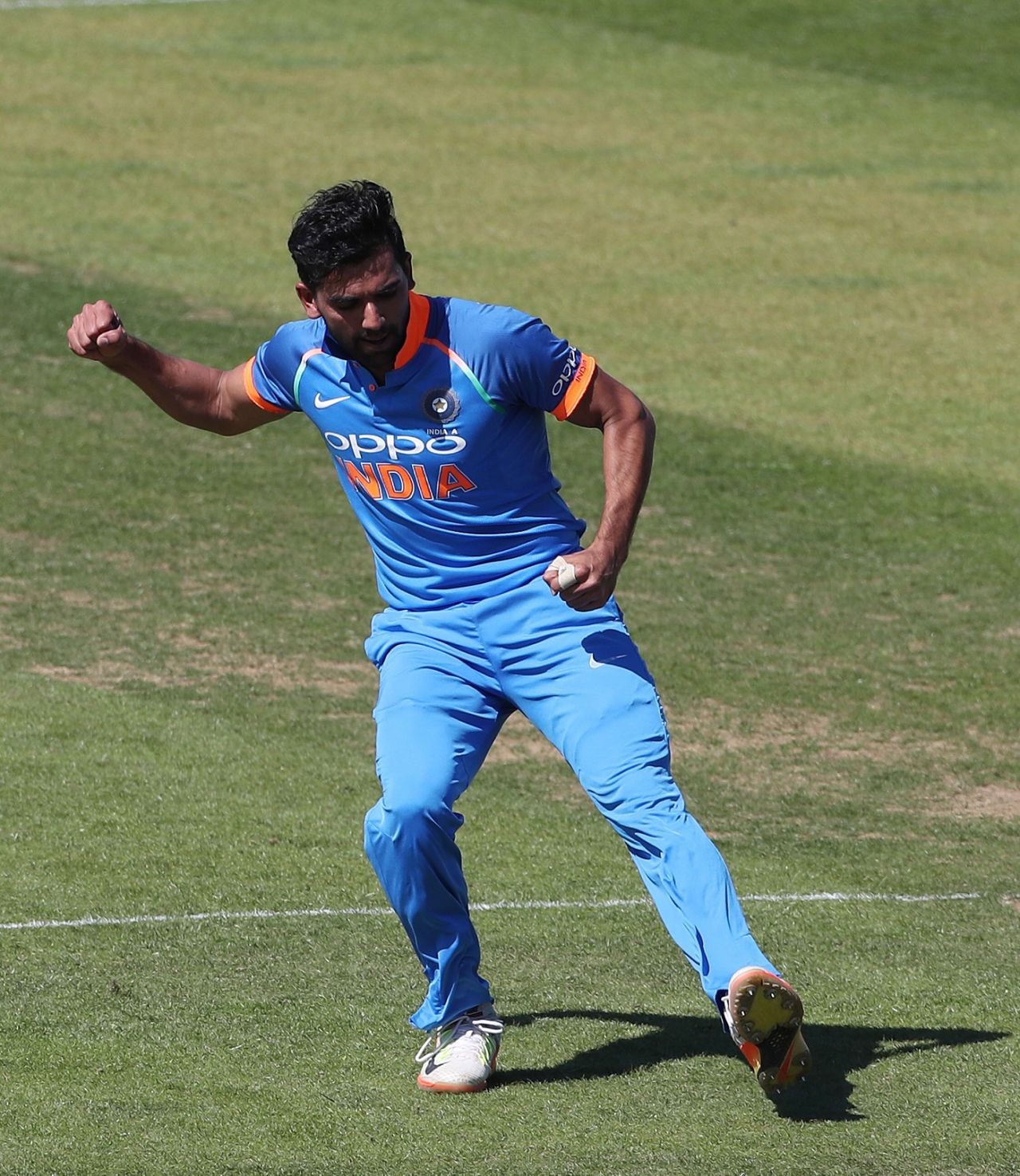 Deepak Chahar has enjoyed rich returns on India A's tour of England, India A v West Indies A, June 29, 2018