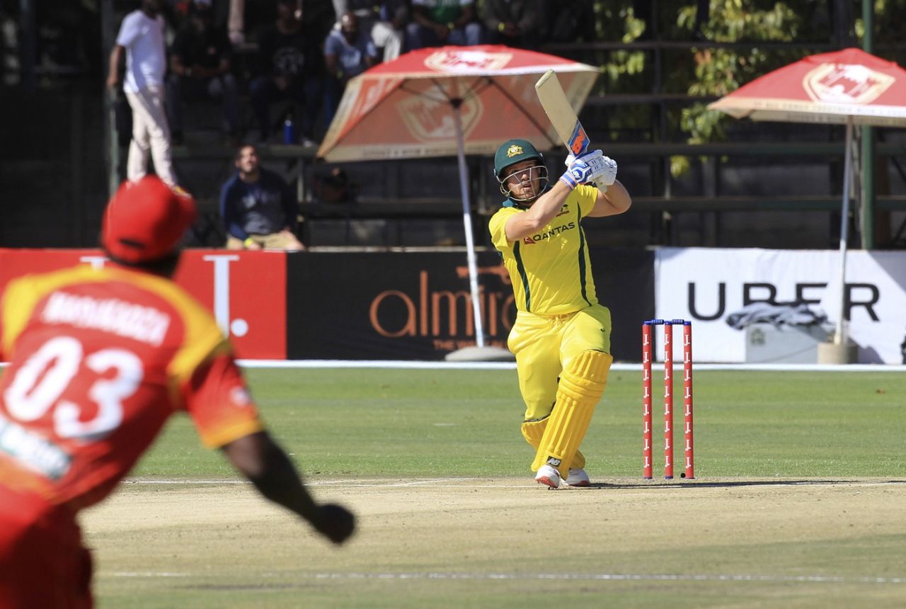 Aaron Finch was in supreme touch, Zimbabwe v Australia, T20I tri-series, 3rd match, Harare