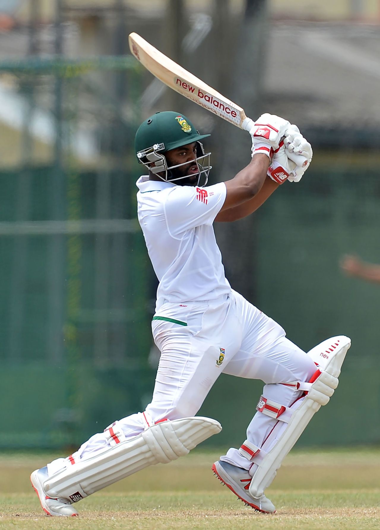 Temba Bavuma punches through the covers,  Sri Lanka Board XI v South Africans, P Sara Oval, 2nd day, July 8, 2018