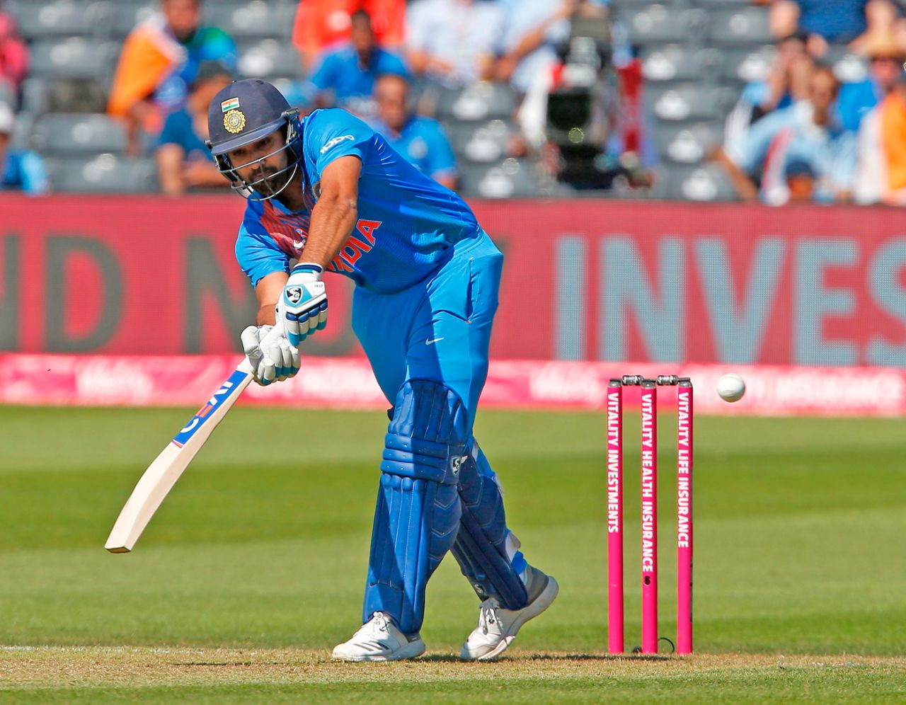 Rohit Sharma makes deft use of his wrists, England v India, 3rd T20I, Final, Bristol, July 8, 2018