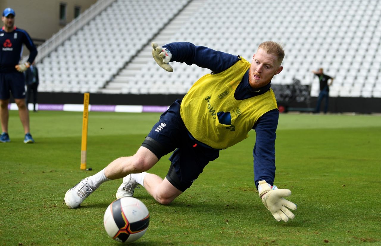 Ben Stokes during a practice session, Nottingham, July 11, 2018