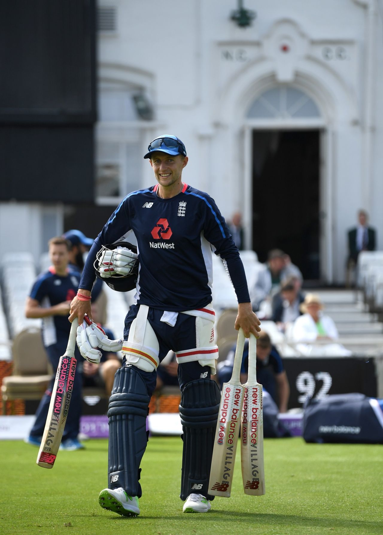 Joe Root before a practice session, Nottingham, July 11, 2018