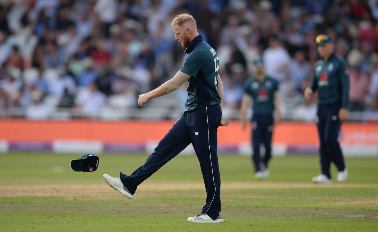 Ben Stokes' body language said it all, England v India, 1st ODI, Nottingham, July 12, 2018