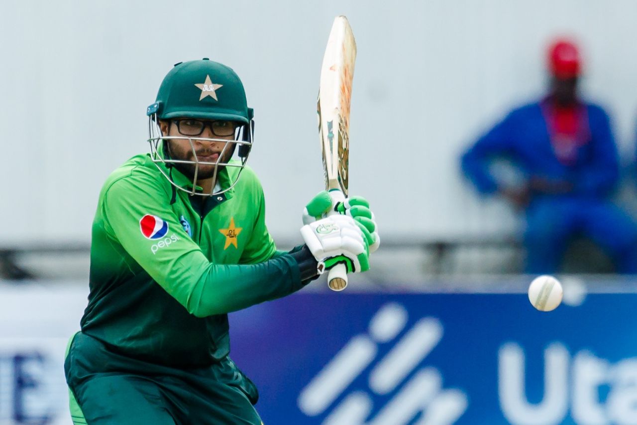 Imam-ul-Haq keeps his eyes on the ball, Zimbabwe v Pakistan, 1st ODI, Bulawayo, July 13, 2018