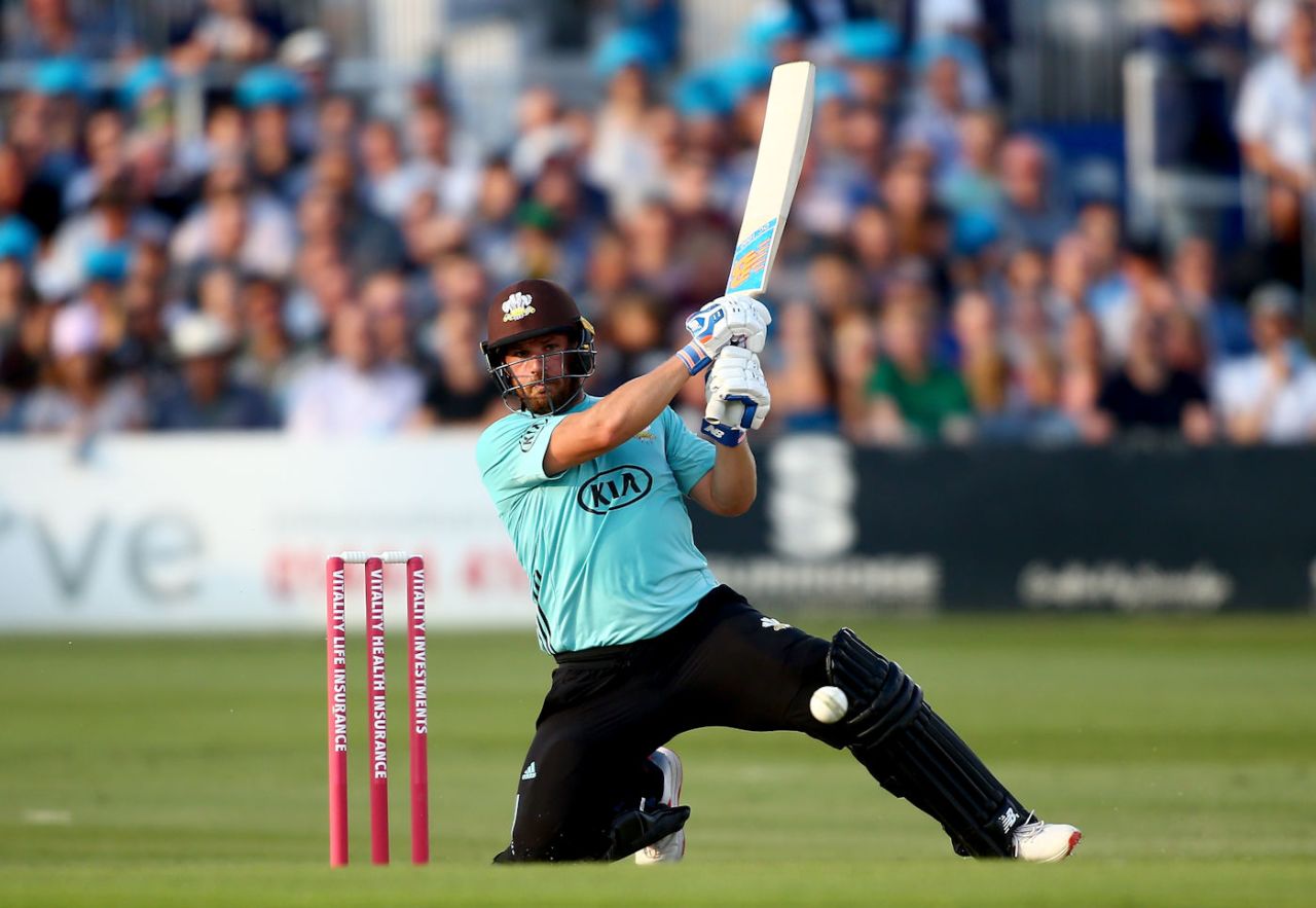 Aaron Finch brought Sussex to their knees, Sussex v Surrey, Vitality Blast, Hove, July 13, 2018
