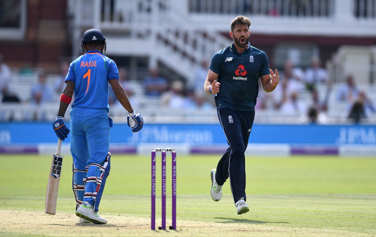 Liam Plunkett had KL Rahul caught behind for a duck, England v India, 2nd ODI, Lord's, July 14, 2018