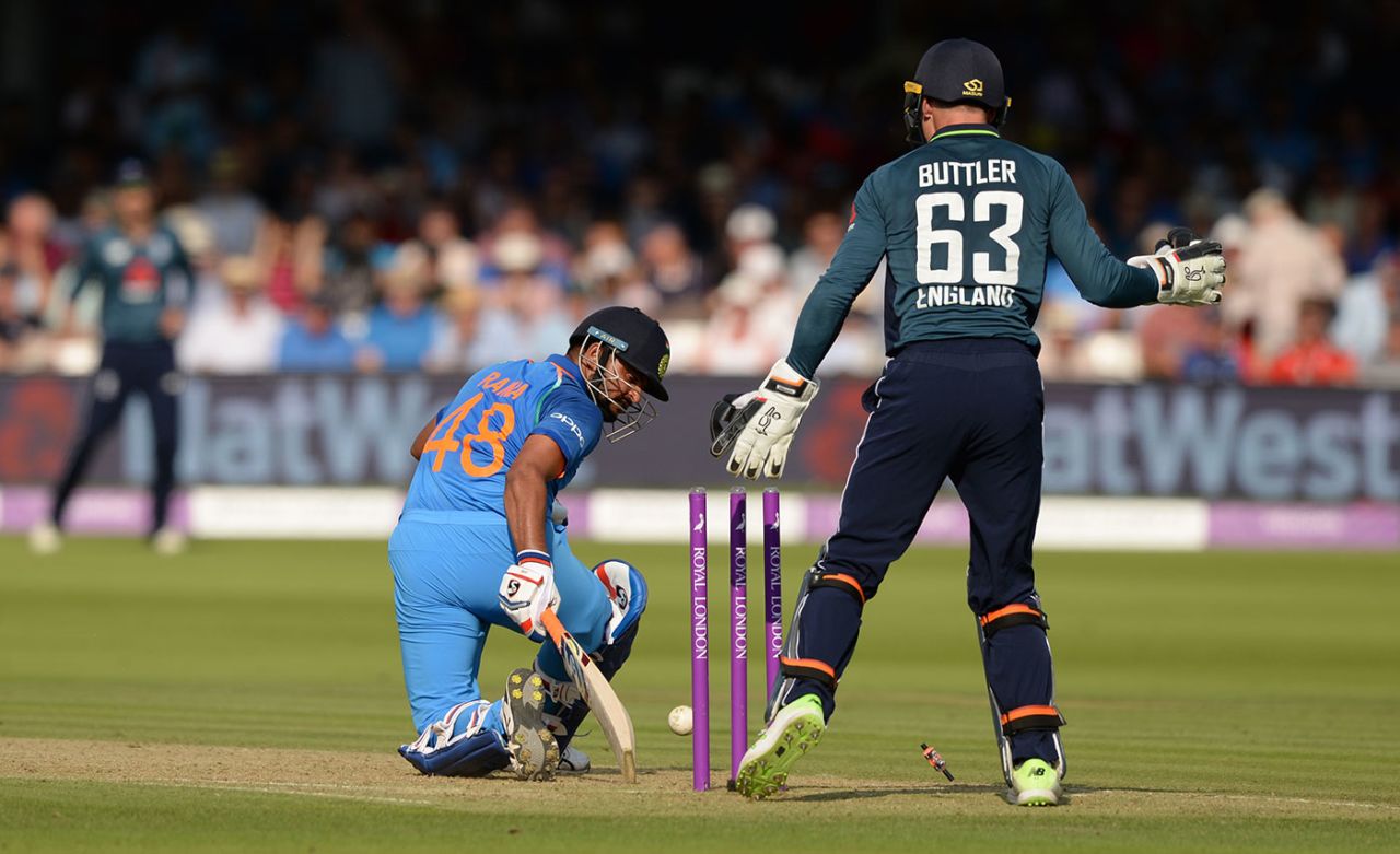 Suresh Raina couldn't ignite in India's middle order, England v India, 2nd ODI, Lord's, July 14, 2018