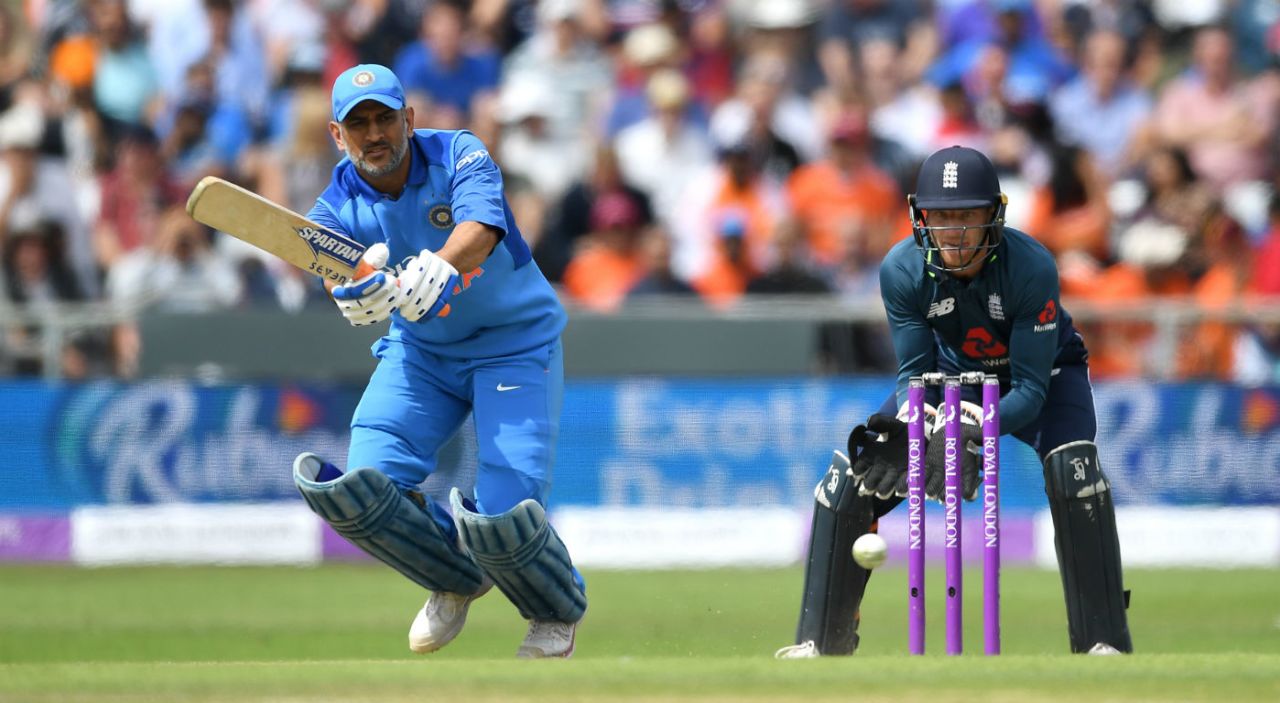 MS Dhoni made a 66-ball 42, England v India, 3rd ODI, Headingley, July 17, 2018