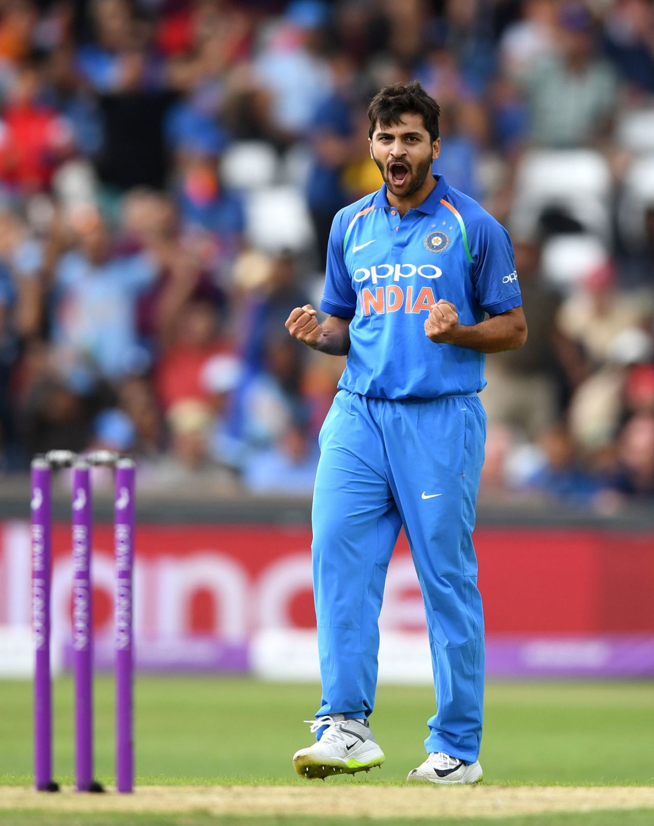 Shardul Thakur struck in his opening over, England v India, 3rd ODI, Headingley, July 17, 2018