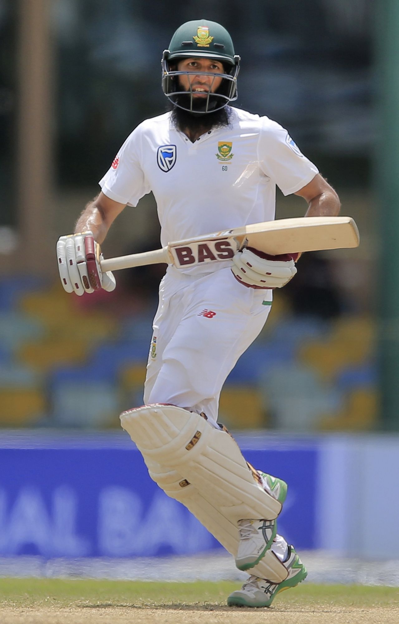 Hashim Amla became the third South African to 9000 Test runs, Sri Lanka v South Africa, 2nd Test, SSC, 2nd day, July 21, 2018