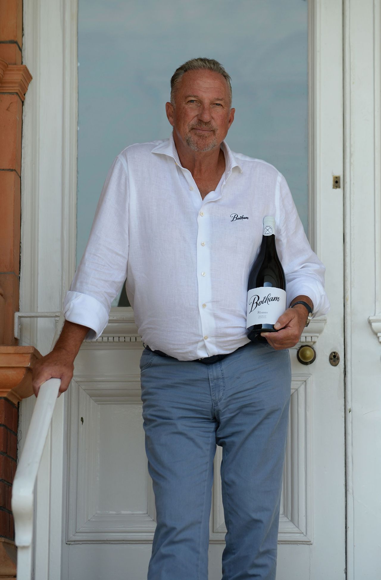 Sir Ian Botham at the launch of Botham Wines, Lord's, July 27, 2018