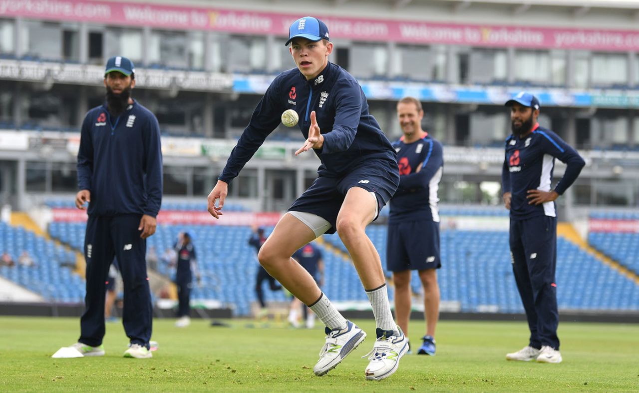 Henry Brookes spent time with the England one-day squad, Headingley, July 16, 2018