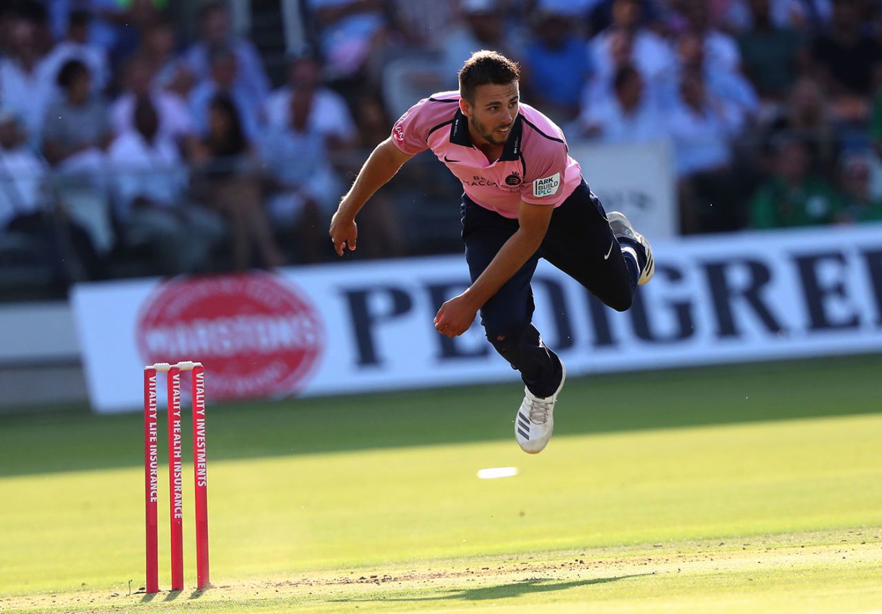 Tom Barber picked up another eye-catching haul, Middlesex v Sussex, T20 Blast, South Group, Lord's, August 2, 2018