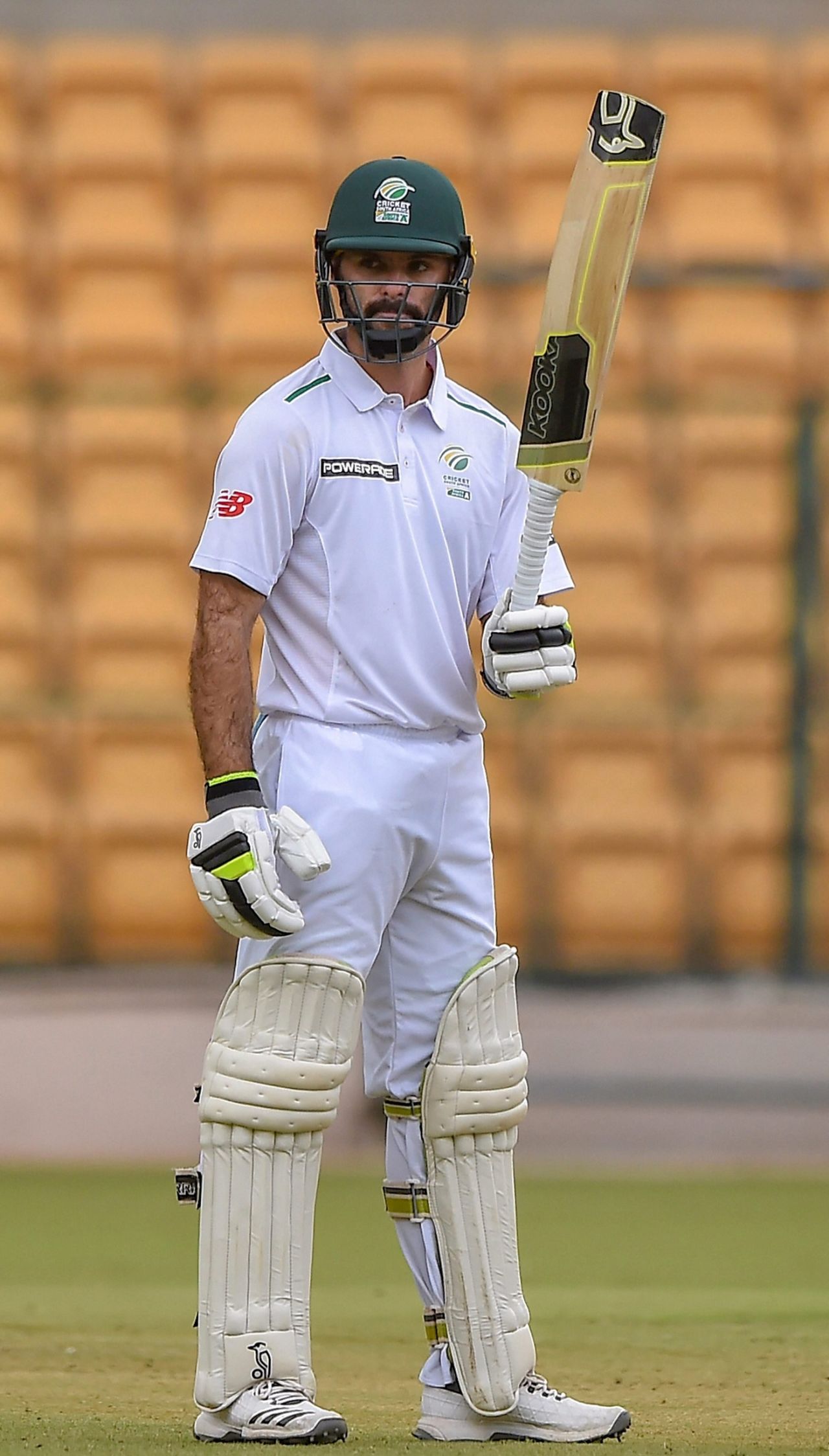 Rudi Second celebrates his fifty, India A v SA A, 1st unofficial Test, Bengaluru, 1st day, August 4, 2018