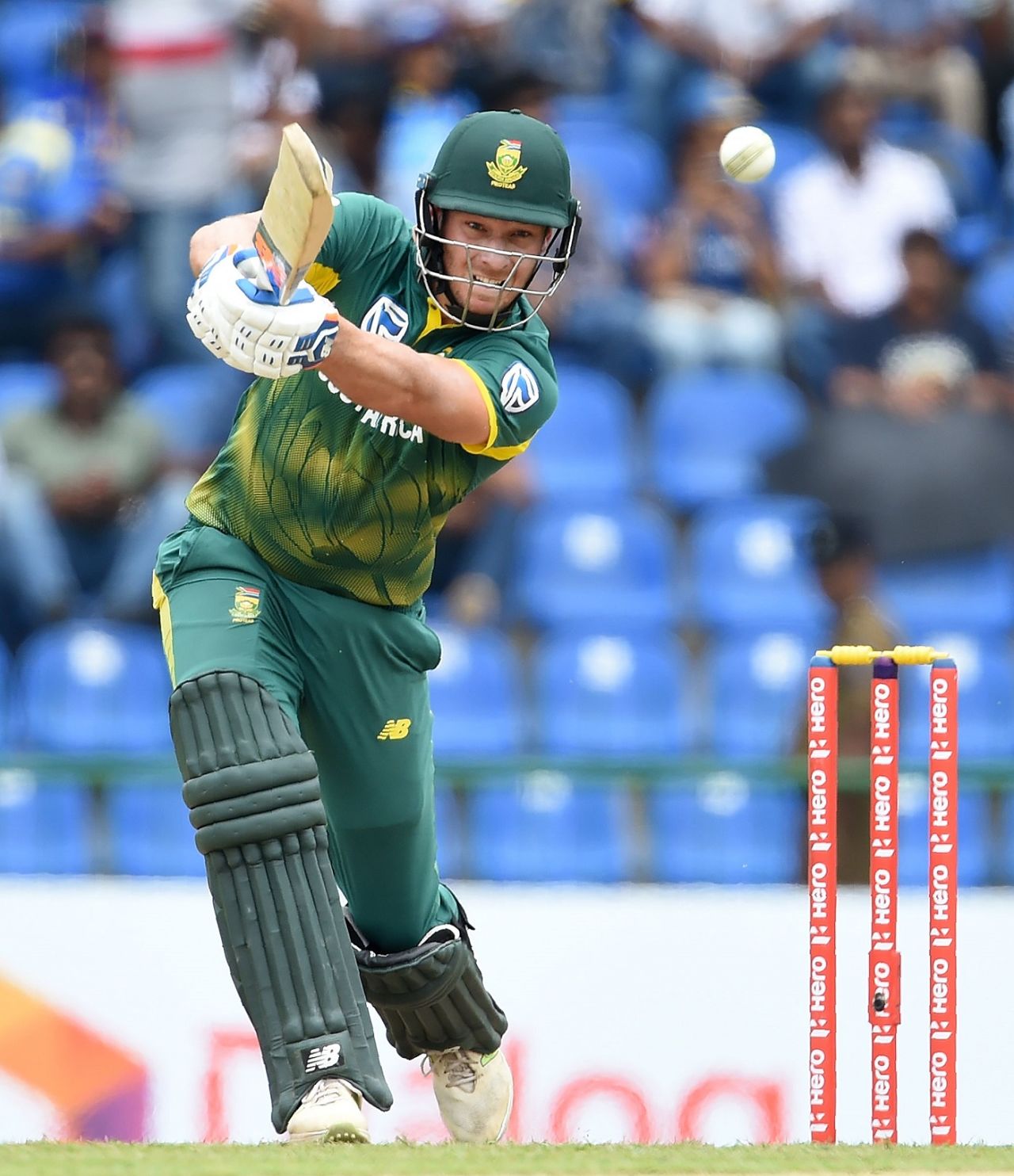 David Miller crunched his 11th ODI fifty, Sri Lanka v South Africa, 3rd ODI, Pallekele, August 5, 2018