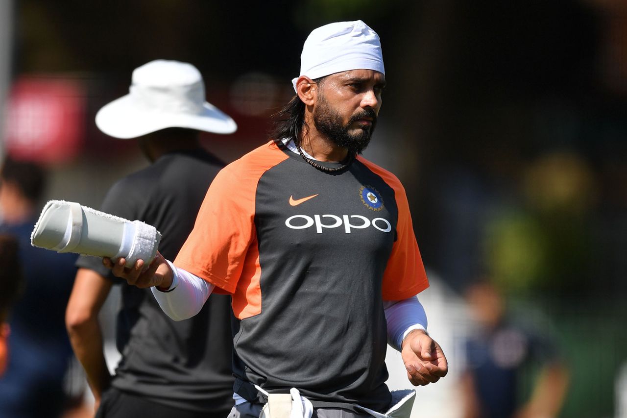M Vijay during India's training session, Lord's, August 7, 2018
