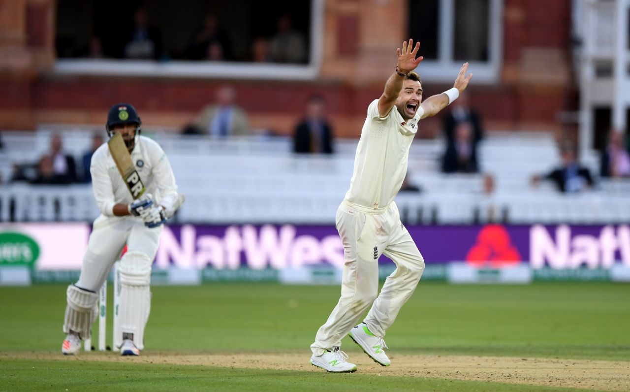 James Anderson appeals successfully against Ishant Sharma, England v India, 2nd Test, Lord's, 2nd day, August 10, 2018