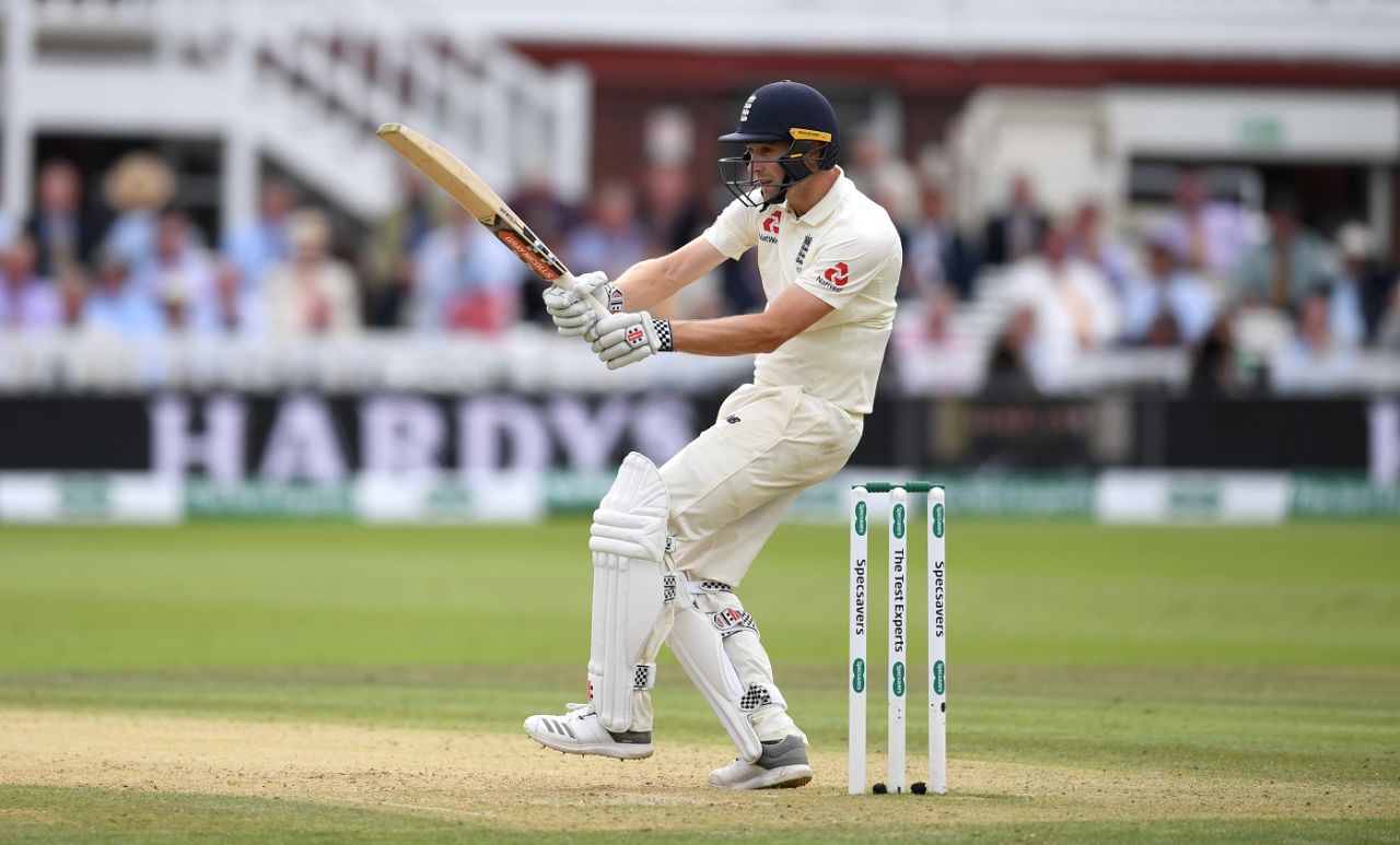 Chris Woakes goes for a pull, England v India, 2nd Test, Lord's, 3rd day, August 11, 2018