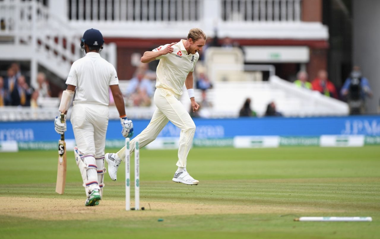 Stuart Broad got on one of his rolls, England vs India, 2nd Test, Lord's, 4th day, August 12, 2018