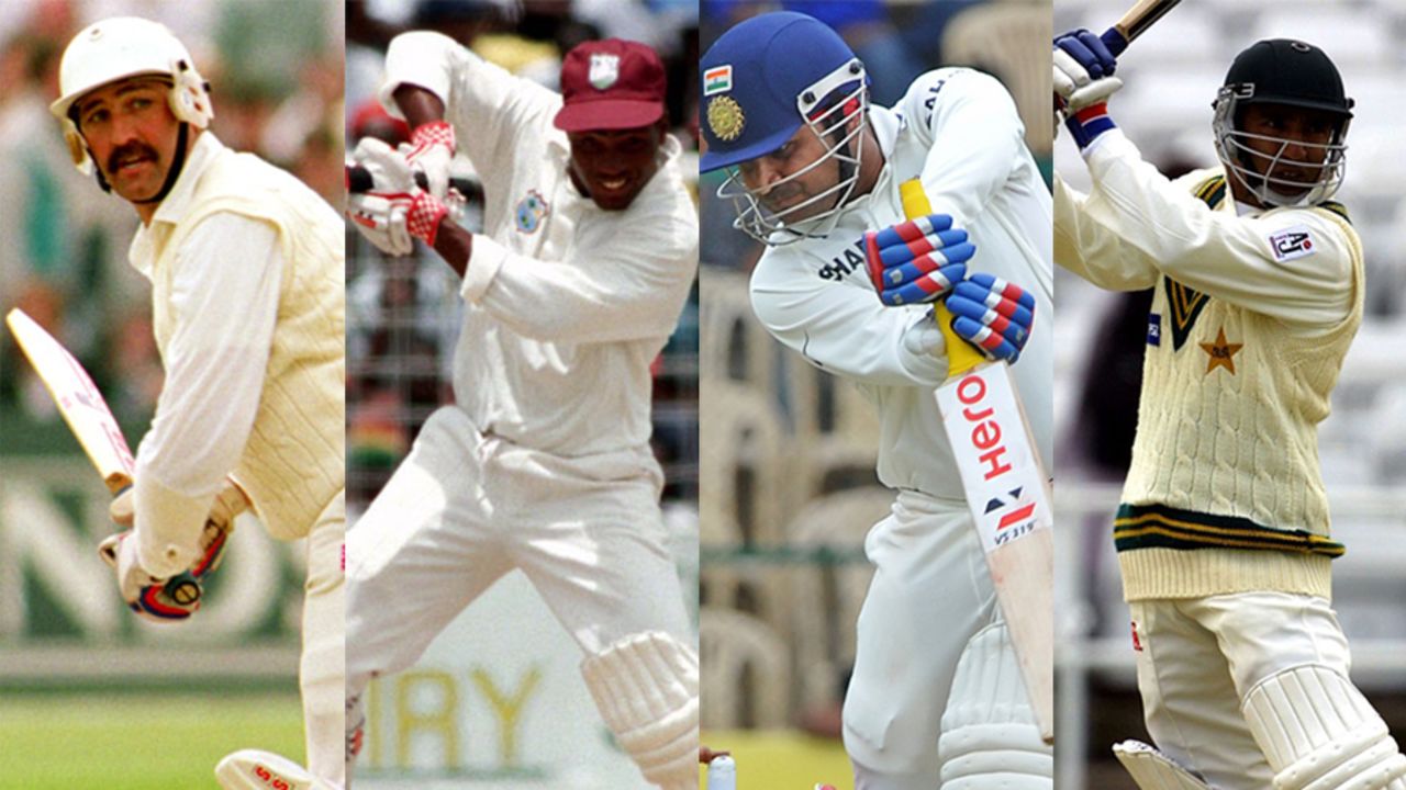 Composte: Graham Gooch, Brian Lara, Virender Sehwag and Saeed Anwar