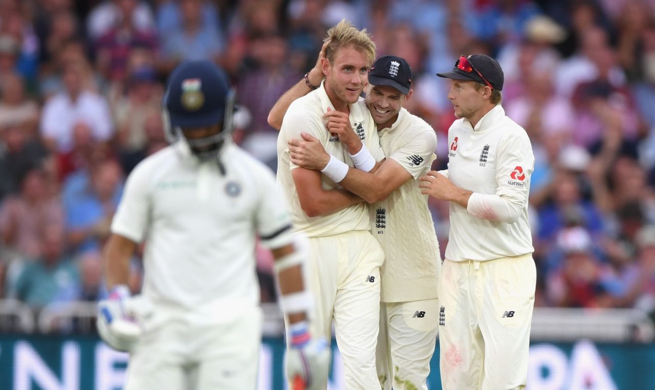 Stuart Broad had Ajinkya Rahane nicking off, England v India, 3rd Test, Trent Bridge, 1st day, August 18, 2018