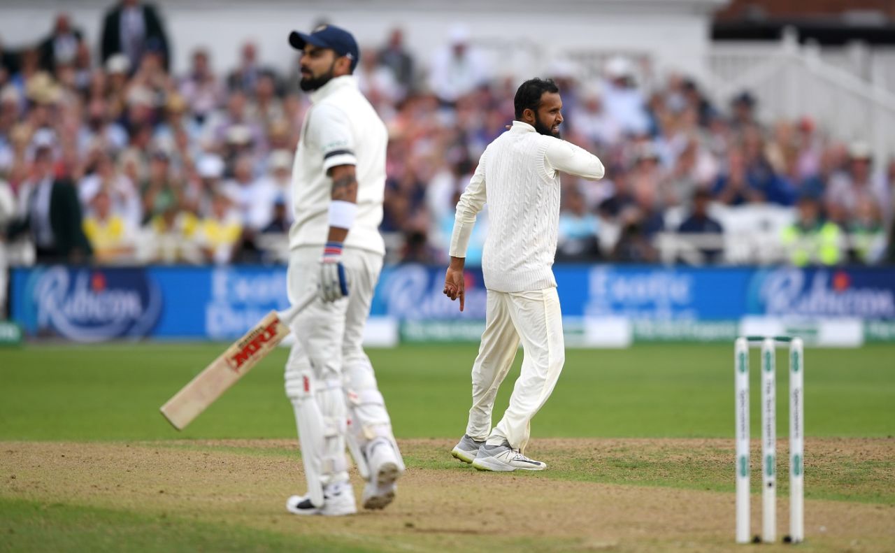 Adil Rashid nabbed Virat Kohli again, England v India, 3rd Test, Trent Bridge, 1st day, August 18, 2018
