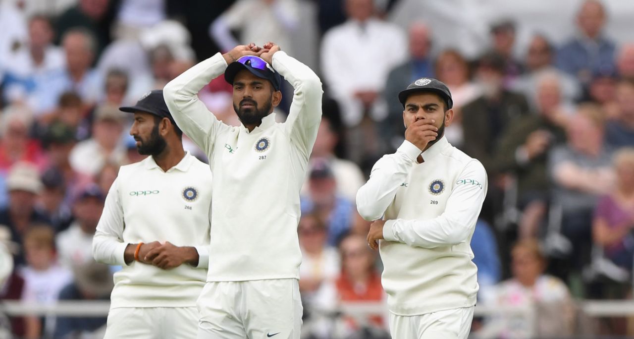 India's slip cordon rues a missed chance, England v India, 3rd Test, Trent Bridge, 2nd day, August 19, 2018