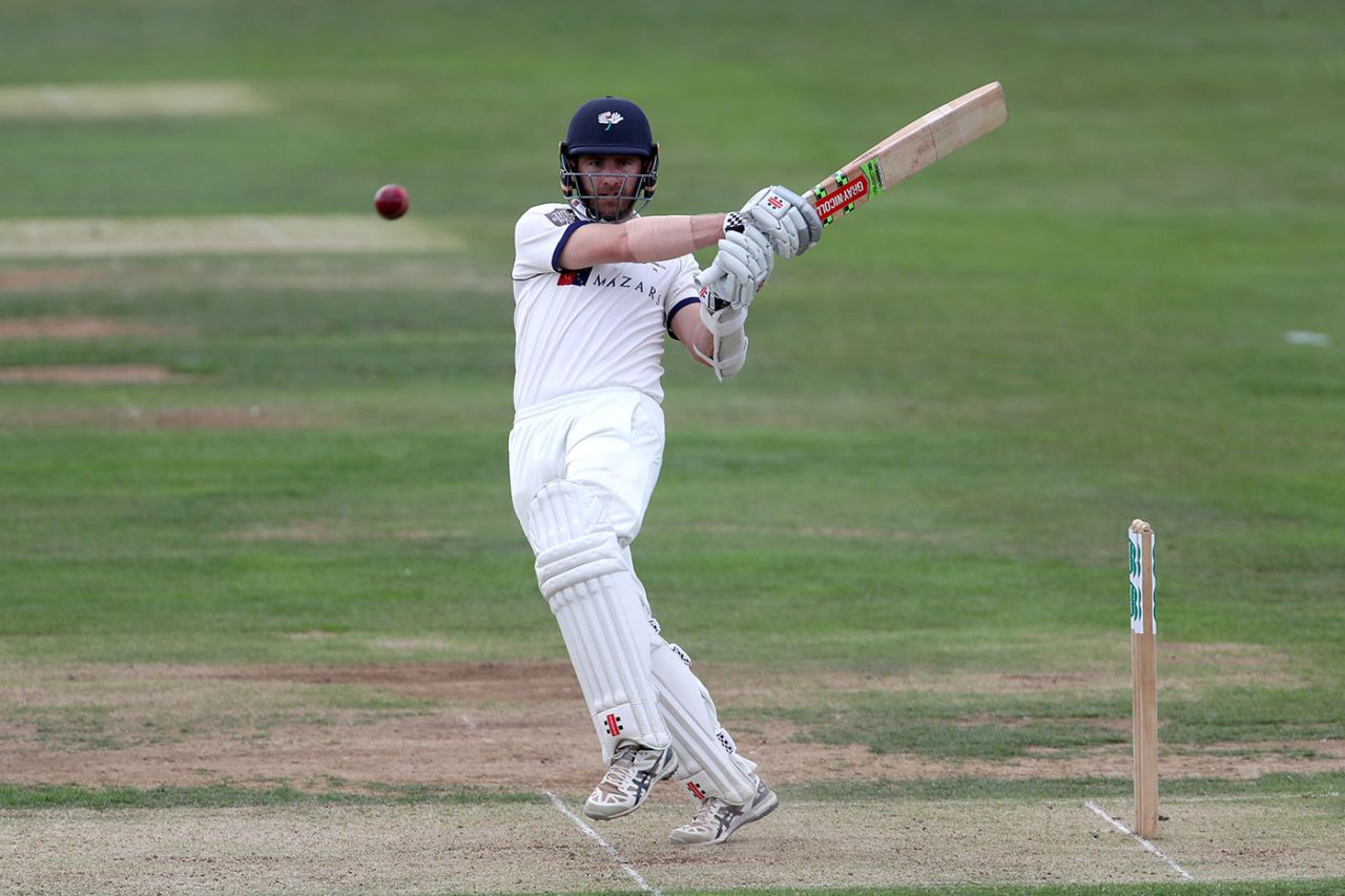 Kane Williamson was the mainstay for Yorkshire, Yorkshire v Worcestershire, Specsavers Championship, Division One, Scarborough, August 19, 2018
