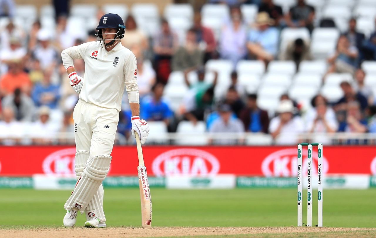 Joe Root in a pensive mood, England v India, 3rd Test, Trent Bridge, 4th day, August 21, 2018