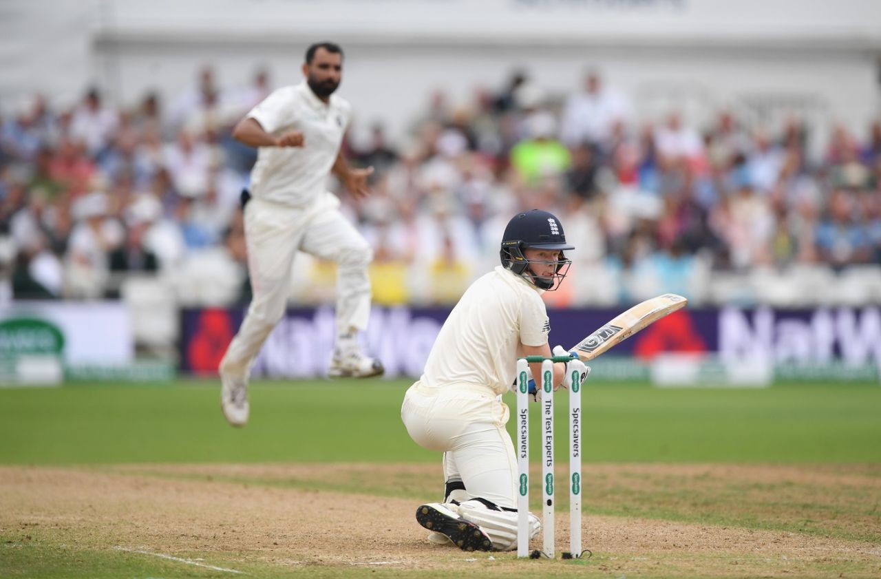 Ollie Pope nicks one to third slip, England v India, 3rd Test, Trent Bridge, 4th day, August 21, 2018